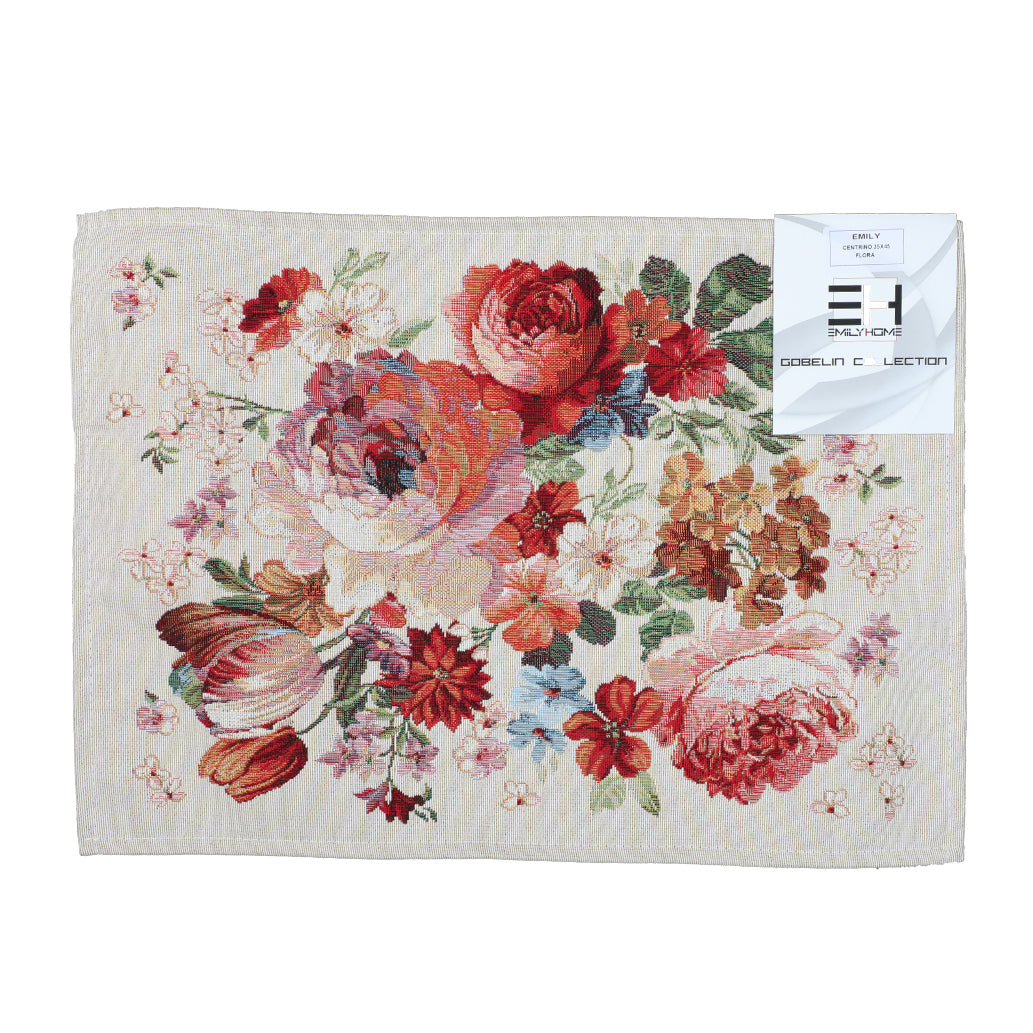 Centerpiece in Gobelin Emily Home Flora Various Sizes