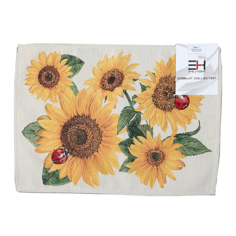 Emily Home Sonnenblumen-Gobelin-Tafelaufsatz, verschiedene Größen