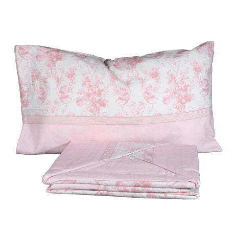 "FLOWER" FLANNEL DOUBLE SHEET SET - BOTTICELLI HOME (Various Colours)