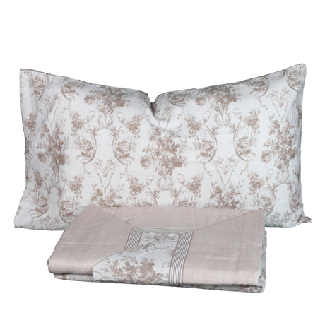 "FLOWER" FLANNEL DOUBLE SHEET SET - BOTTICELLI HOME (Various Colours)