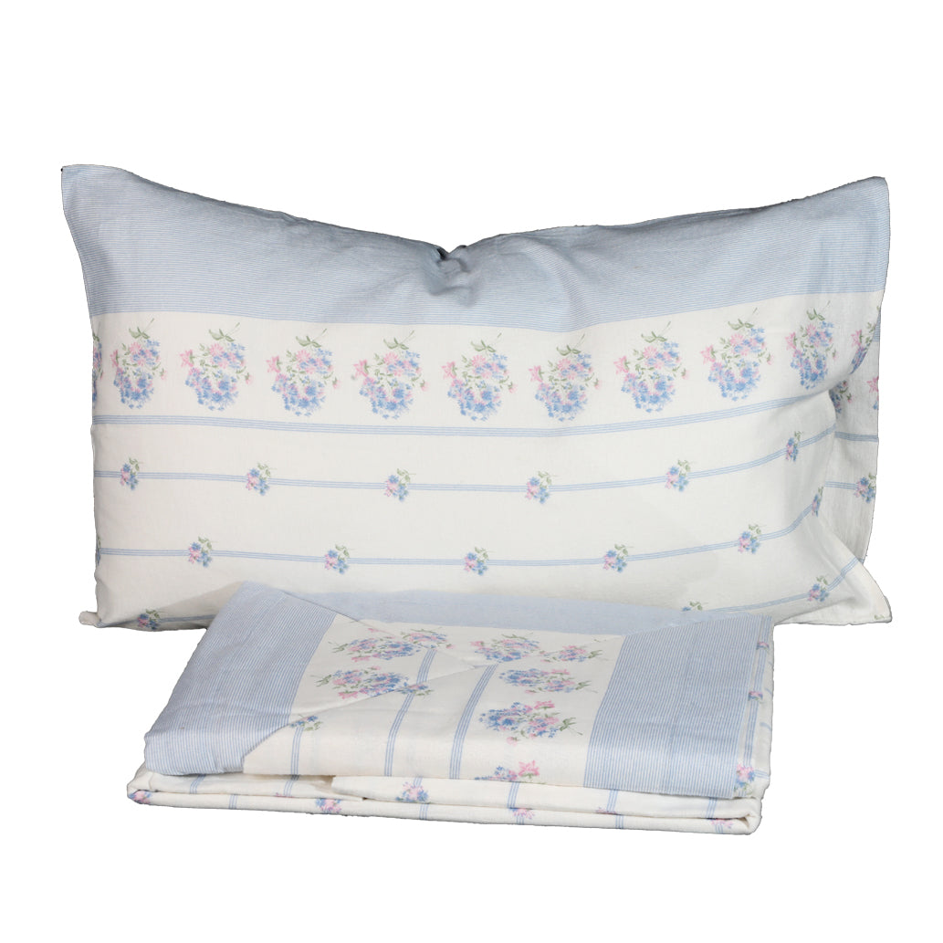 "MONTE ROSA" FLANNEL DOUBLE SHEET SET - BOTTICELLI HOME (Various Colours)