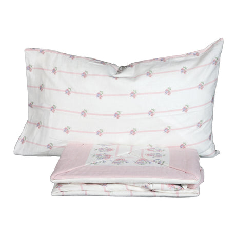 "MONTE ROSA" FLANNEL DOUBLE SHEET SET - BOTTICELLI HOME (Various Colours)