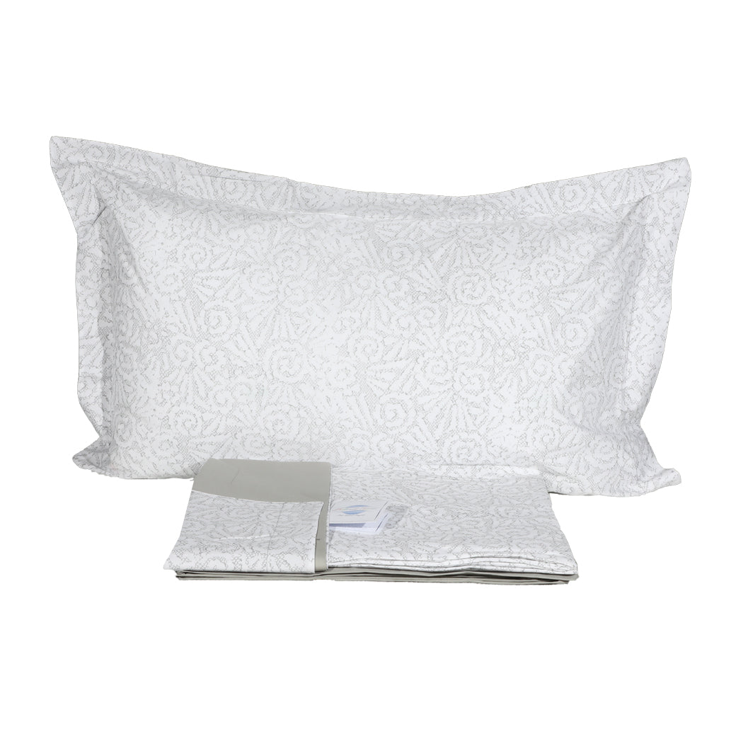 Pure Cotton Double Sheet Set Botticelli Home Embroidery Various Colors