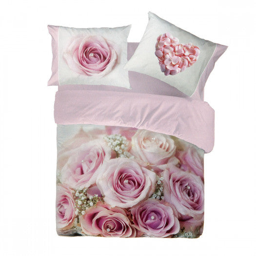 Pierre Cardin Bouquet Digital Print Double Sheet Set