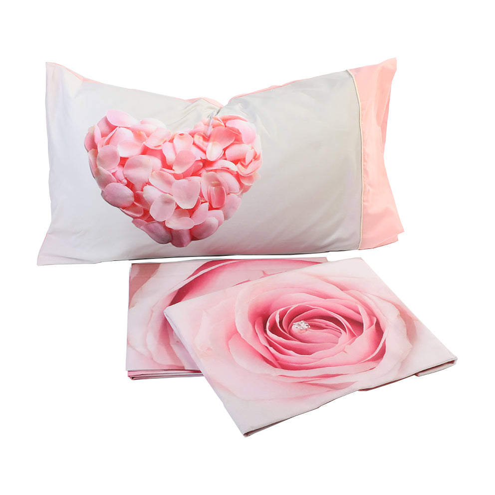 Pierre Cardin Bouquet Digital Print Double Sheet Set