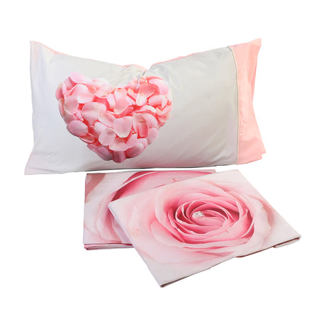 Pierre Cardin Bouquet Digital Print Double Sheet Set