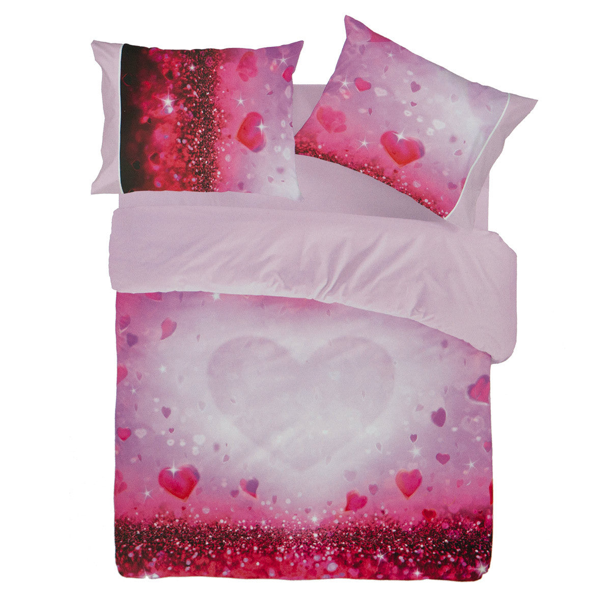 Pierre Cardin Sweet Heart Digital Print Double Sheet Set