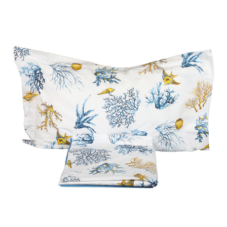 Pure Cotton Double Bed Set Botticelli Home Corals Various Colors