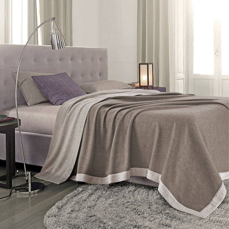 Maxi-Decke für Doppelbett, Lanerossi, Afrodite, superfeine Merinowolle, 240 x 260 cm, verschiedene Farben