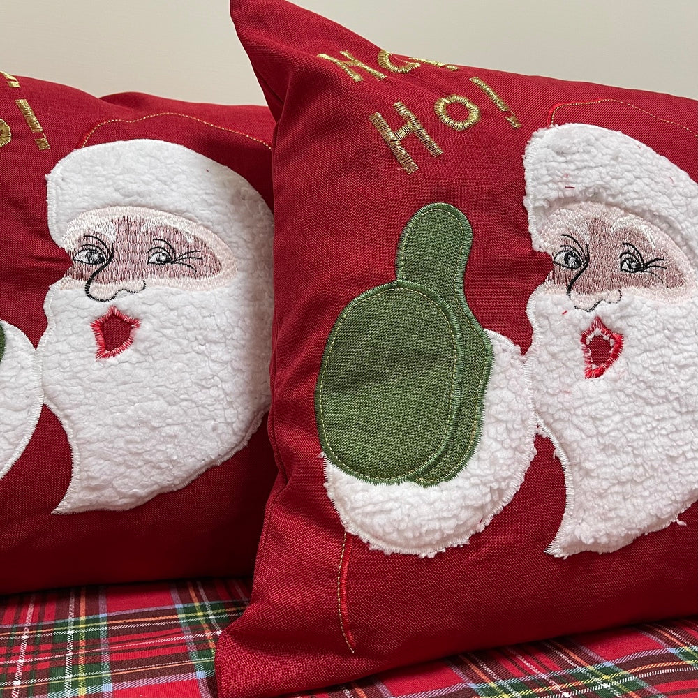 Pair of Botticelli Home Santa Claus Christmas Decor Cushions