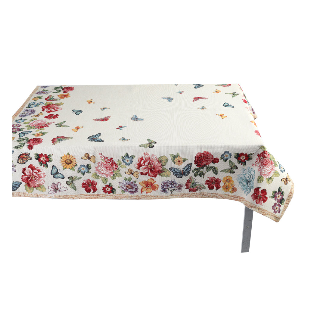 Emily Home Wildflowers Rectangular Table Cover in Gobelin 140x220 cm