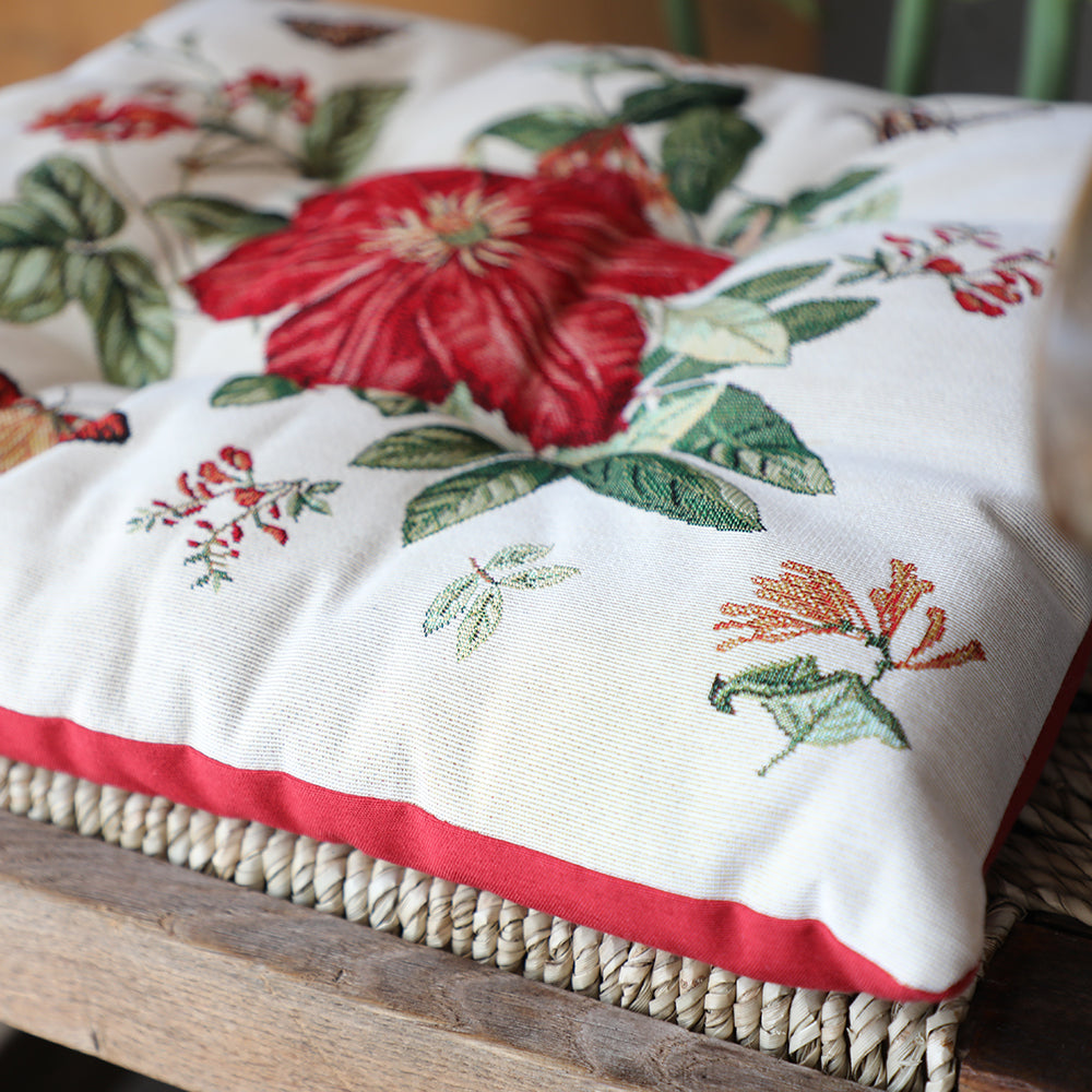 Emily Home Armony Chair Cushion with Ties 40x40cm