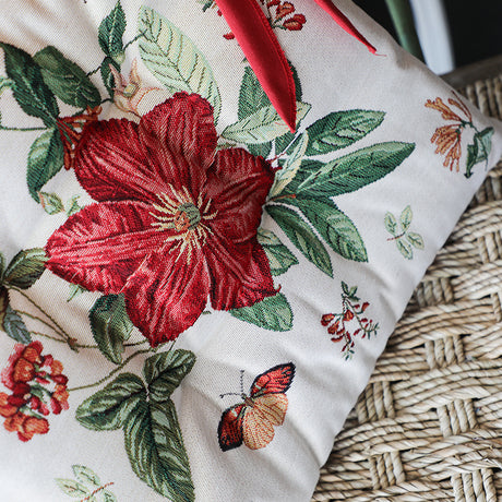 Emily Home Armony Chair Cushion with Ties 40x40cm