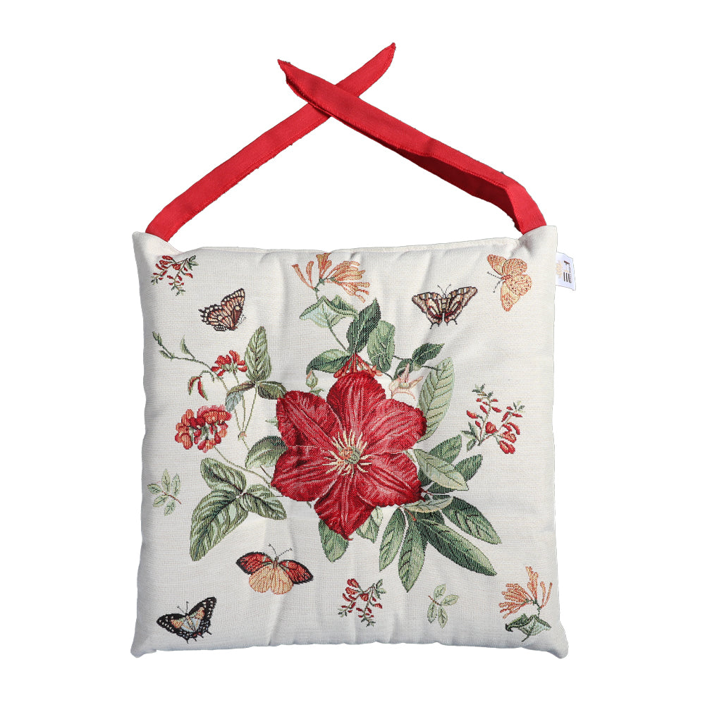 Emily Home Armony Chair Cushion with Ties 40x40cm