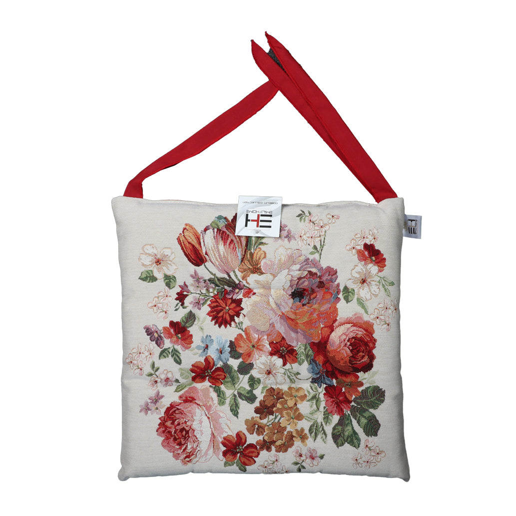 Cuscino Sedia Emily Home Flora in Gobelin 40x40 cm