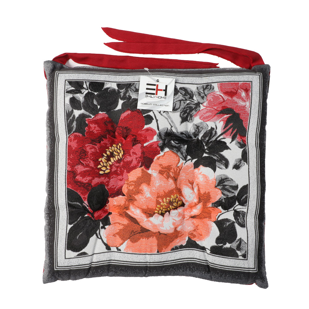 Gobelin Chair Cushion Emily Home Pink New Style 40x40 cm