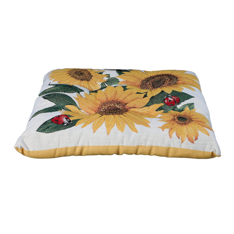Gobelin Chair Cushion Emily Home Sunflowers 40x40 cm