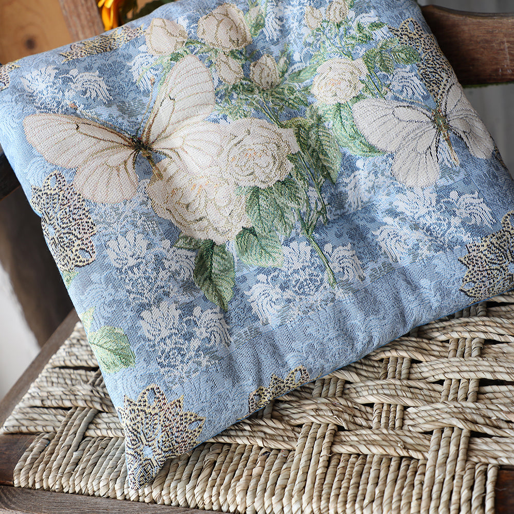 Emily Home Parsifal Chair Cushion with Laces in Gobelin 40x40cm