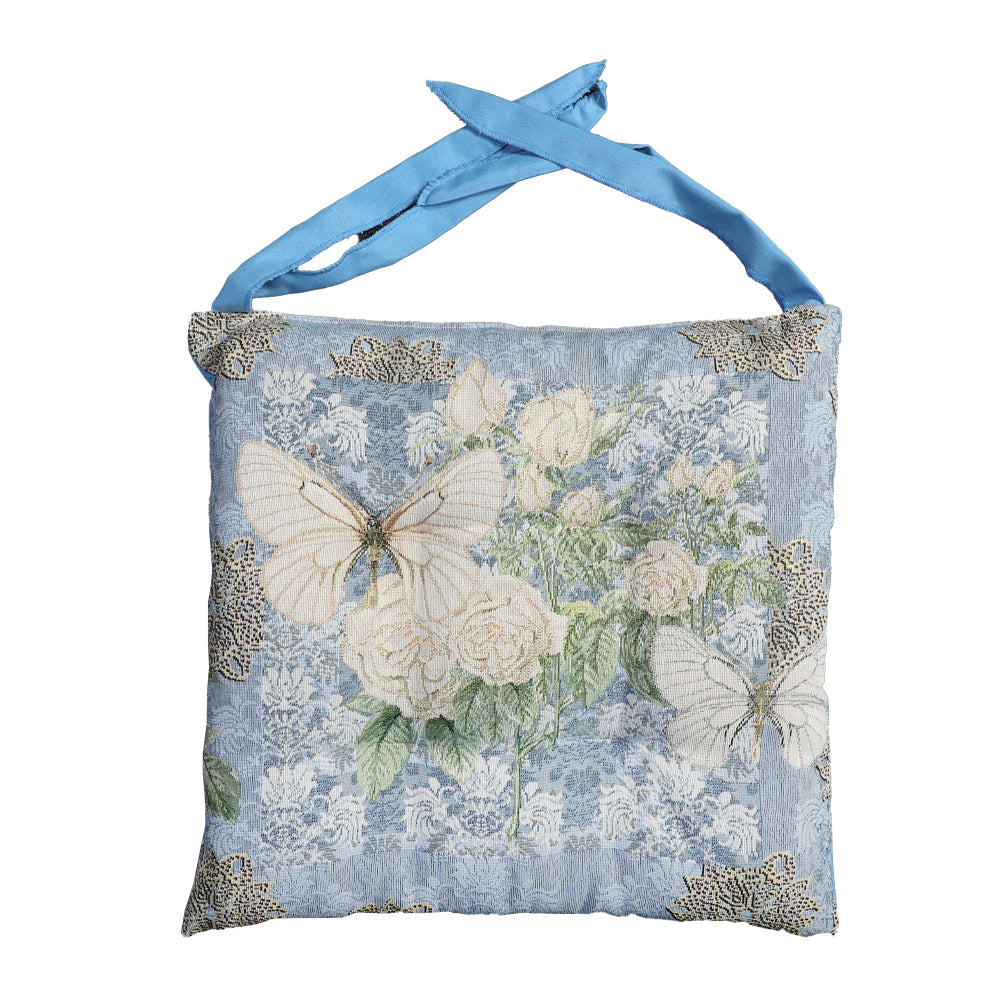 Emily Home Parsifal Chair Cushion with Laces in Gobelin 40x40cm