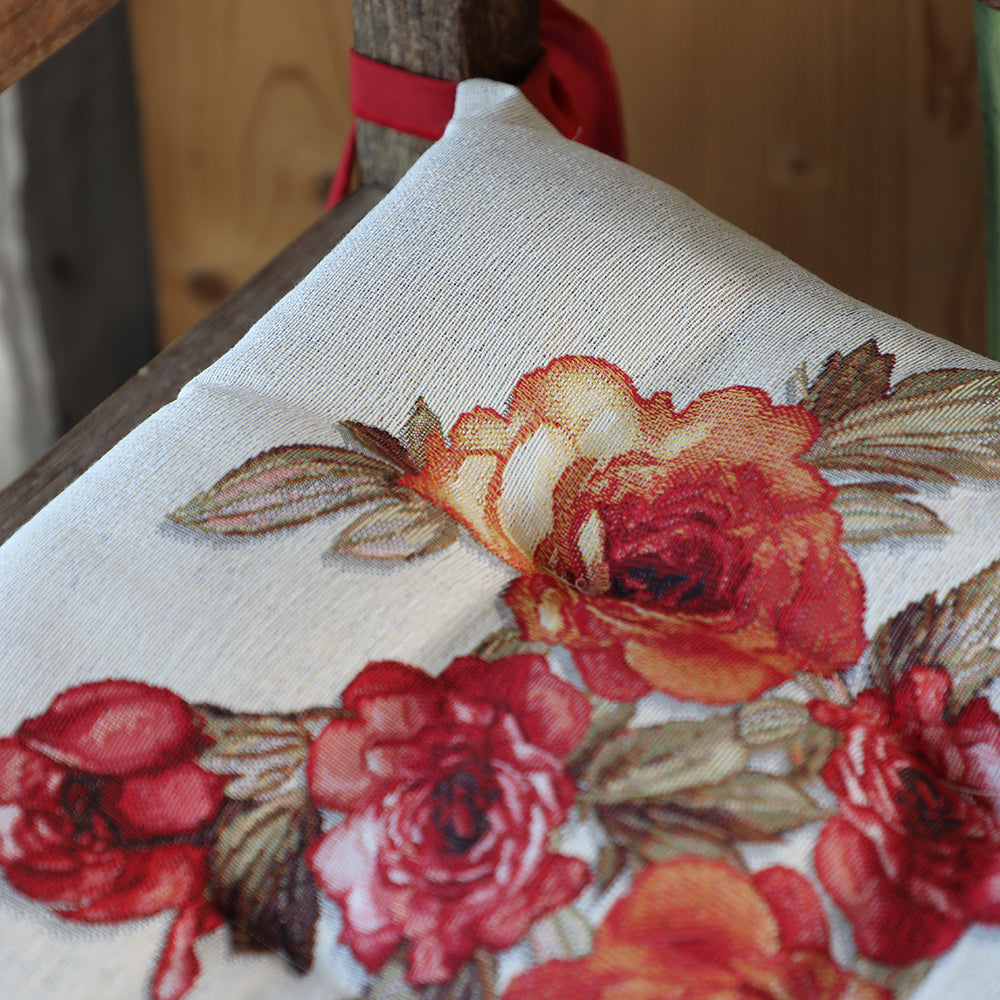 Chair cushion with ties Emily Home Sinphony 40x40cm