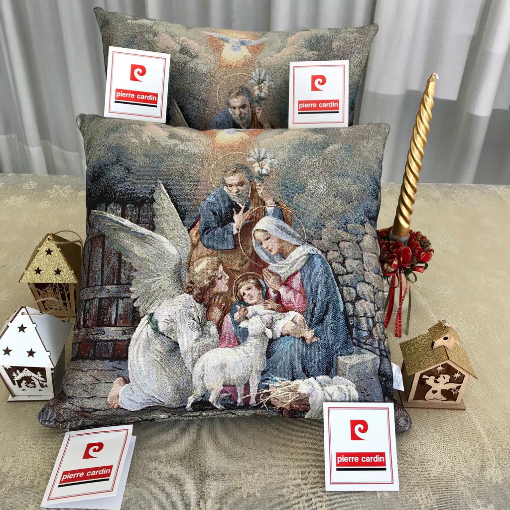 Cuscino Arredo Gobelin Pierre Cardin Xmas