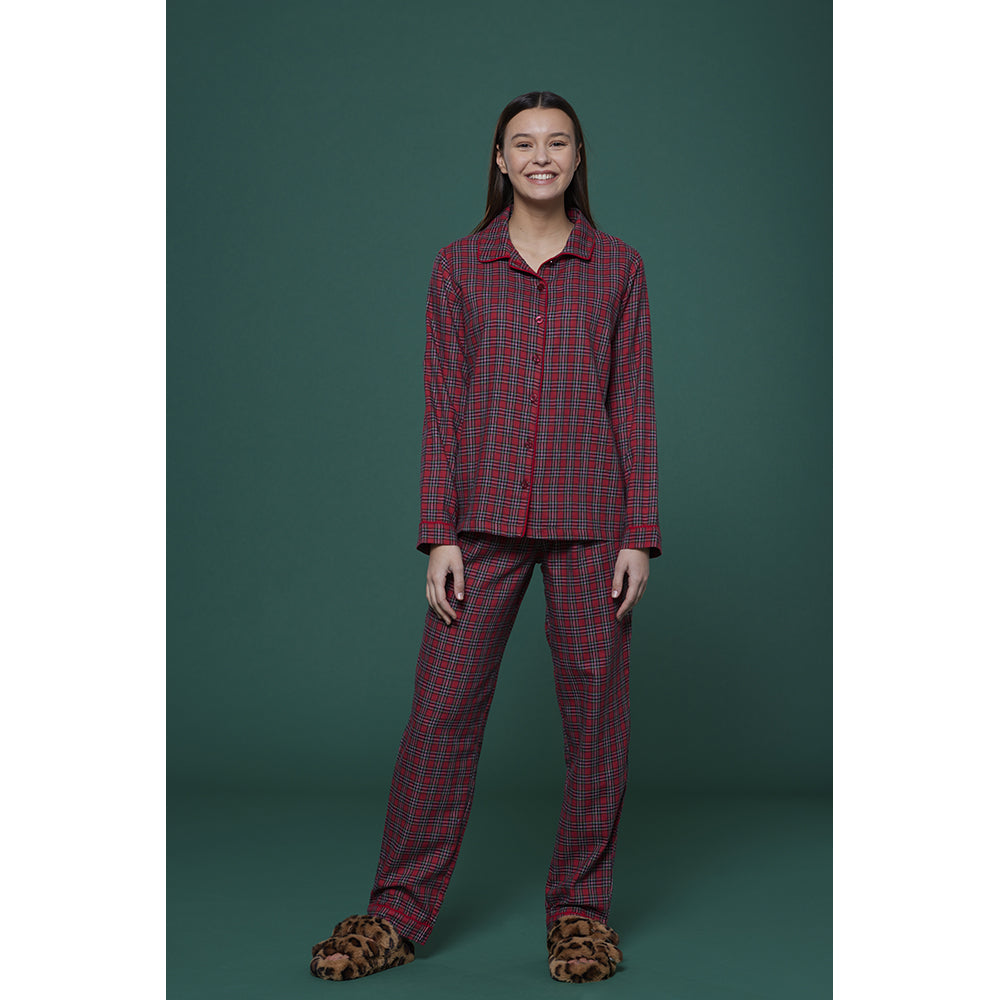 Pigiama da Donna in Flanella Noidìnotte Tartan