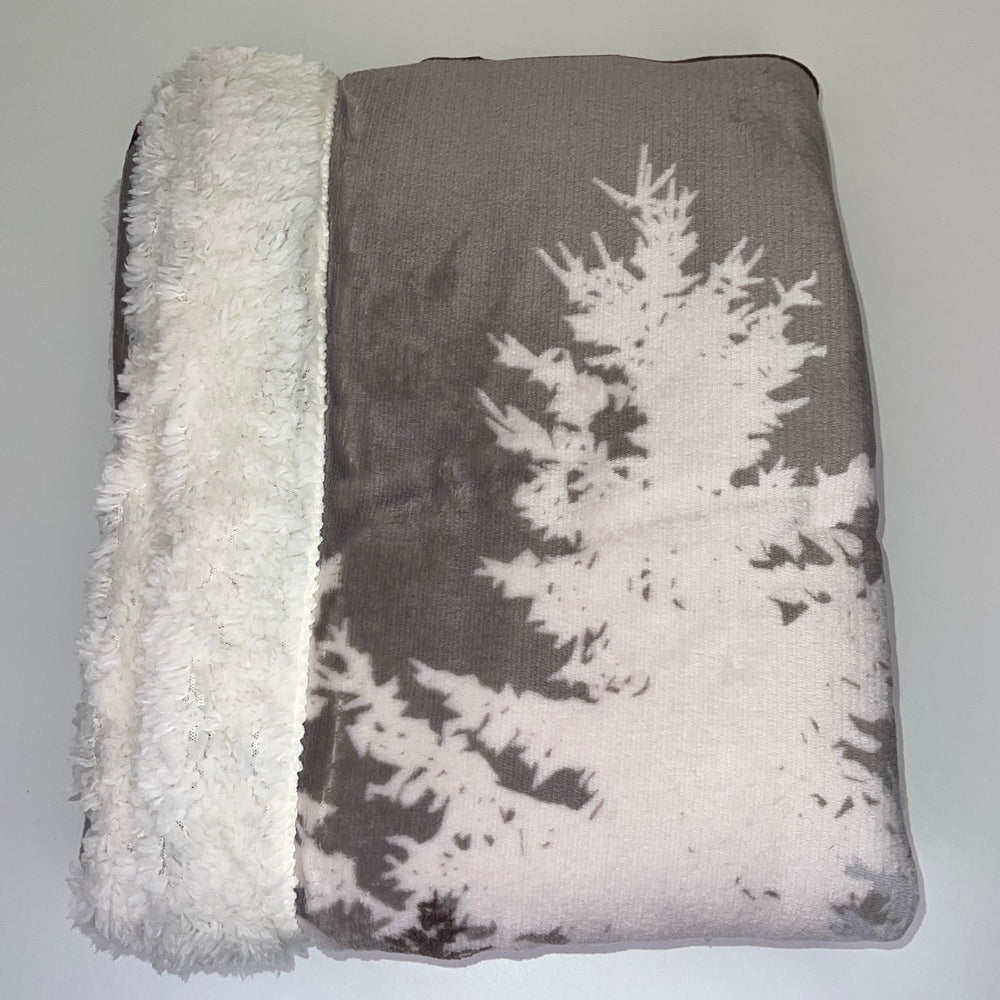 Weihnachtsplaid mit Fell Daunex-Baum 130x160 cm