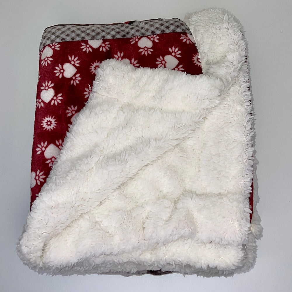 Weihnachtsplaid mit Fell Daunex-Baum 130x160 cm