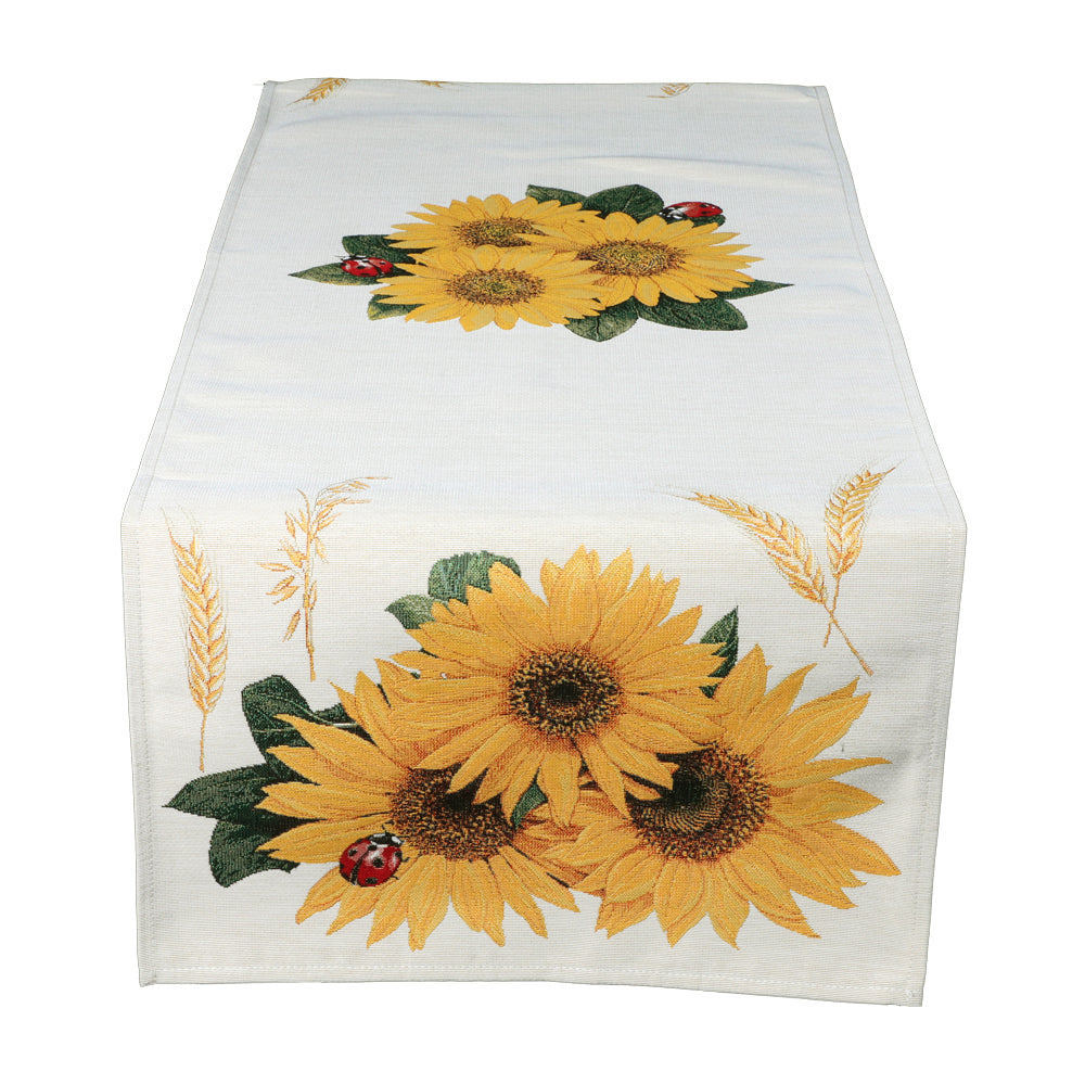 Runner Da Tavolo In Gobelin - Emily Home Flora - 45x140 Cm