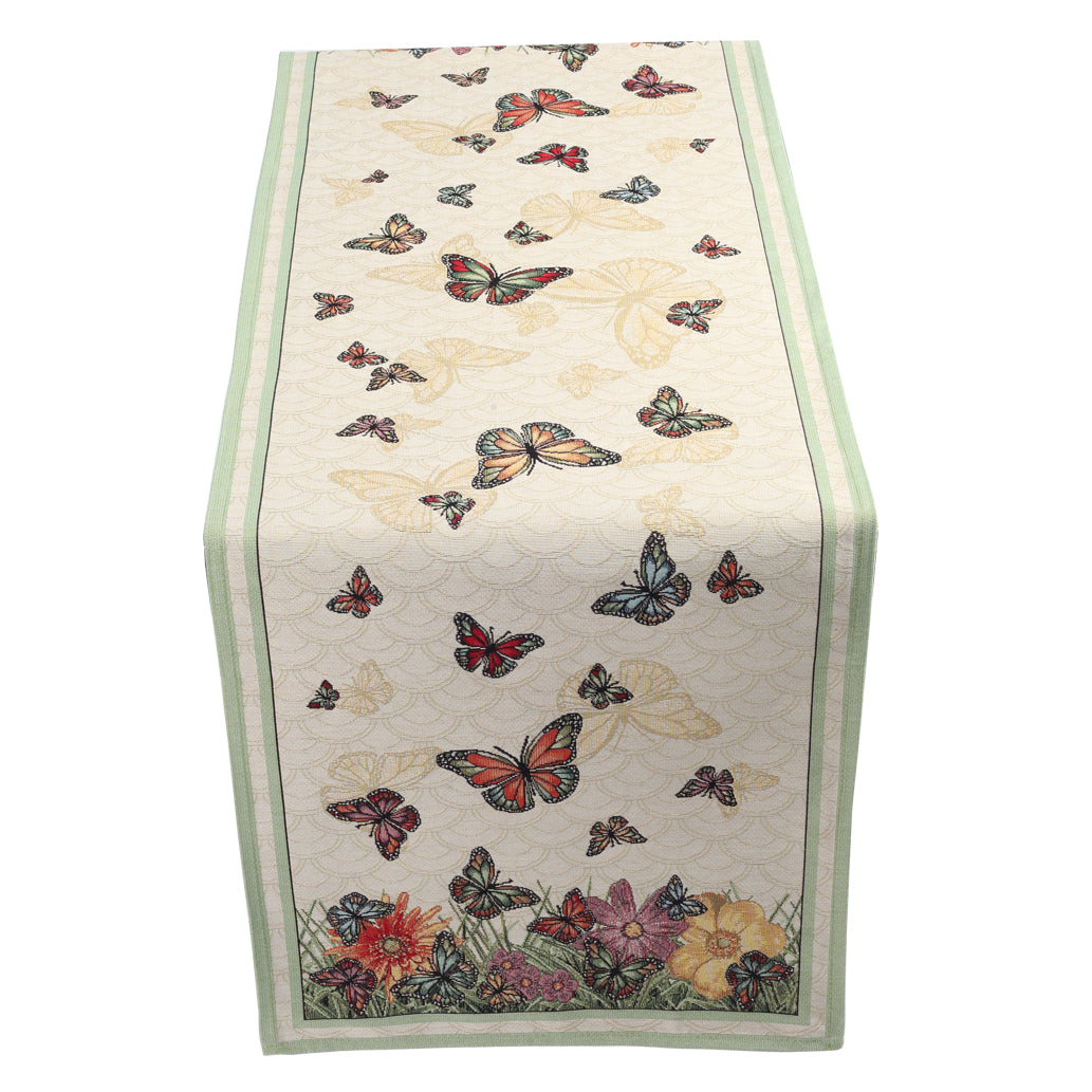 Emily Home Butterfly Table Runner in Gobelin (Various Sizes)