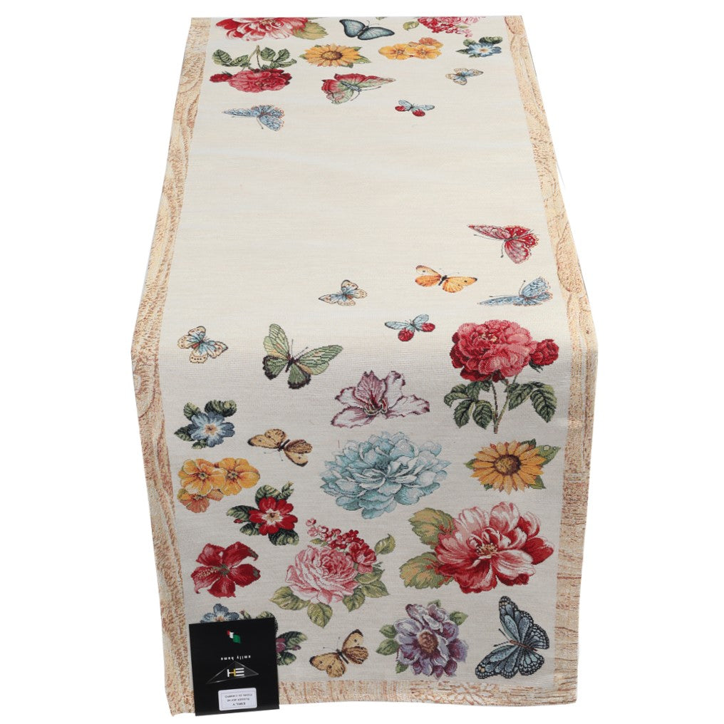 Runner Tavola in Gobelin Emily Home Fiori di Campo (Varie Misure)
