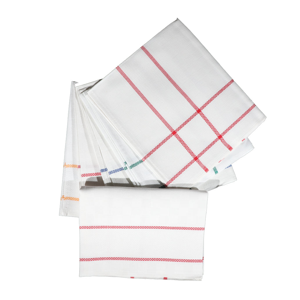 Set of 6 Cotton Dish Towels Botticelli Home Perugia 80x60 cm