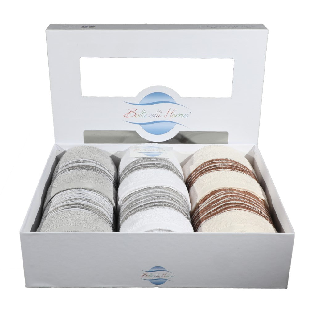 Frottee-Badetuch-Set 3 + 3 Botticelli Home Stromboli in verschiedenen Farben