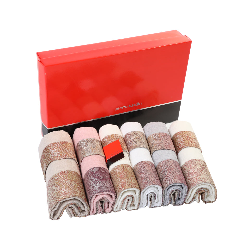 Pierre Cardin Classy 6 + 6 Terry Bath Towel Set