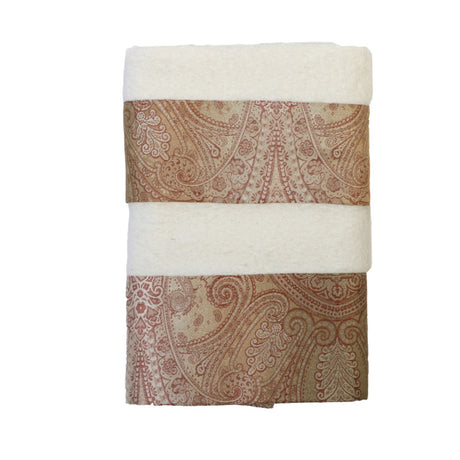 Set Asciugamani Morbida Spugna Pierre Cardin Classy 1 + 1 Panna