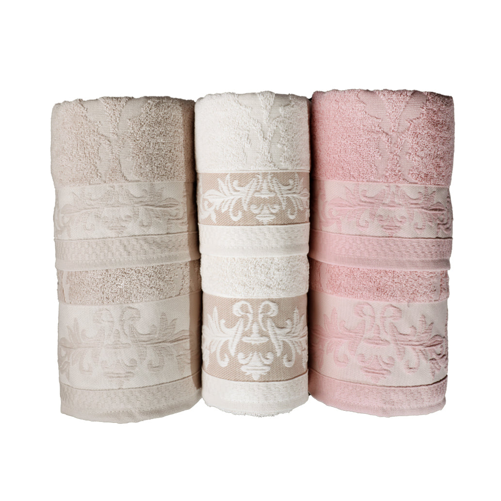 Terry Towel Set 3+3 - "Fantasy" - Botticelli Home Margarita Ass.B