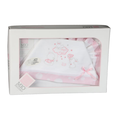 Set Lenzuola per Culla Carrozzino Mio Piccolo Sogni d' Oro Puro Cotone Vari Colori