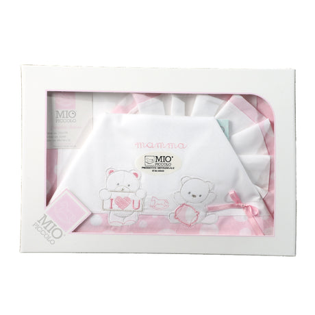 SET LENZUOLO PER CULLA LETTINO  "CUORE DI MAMMA" MIO PICCOLO