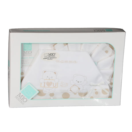 Set Lenzuolo Culla Lettino Puro Cotone Mio Piccolo Mamma Vari Colori