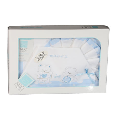 Set Lenzuolo Culla Lettino Puro Cotone Mio Piccolo Mamma Vari Colori