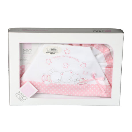 Set Lenzuolo Culla Lettino Puro Cotone Mio Piccolo Ninna Nanna Vari Colori