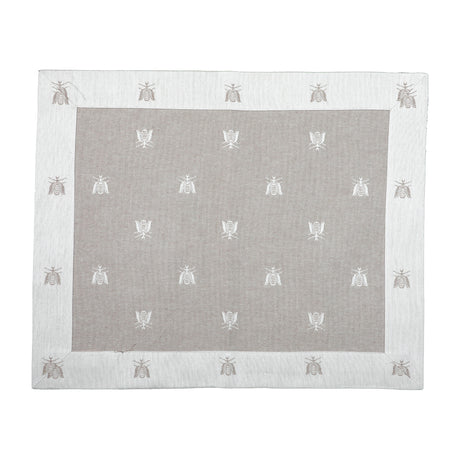 Umbrian Artistic Fabric Placemat Ape Line Pure Cotton 50x40 cm Raw Color