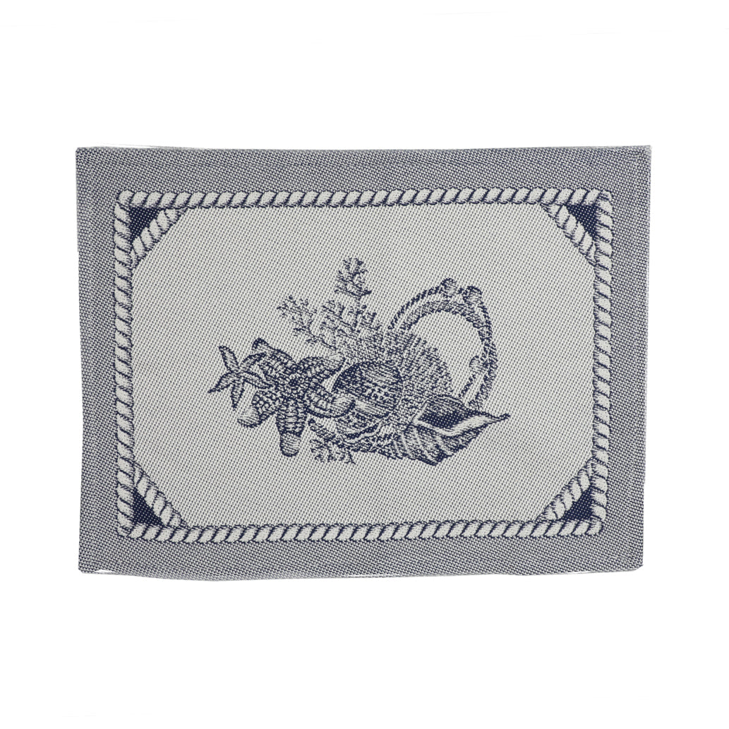 Kitchen Towel Artistic Fabric Umbro Ariel Blue Color 50x70 cm Pure Cotton