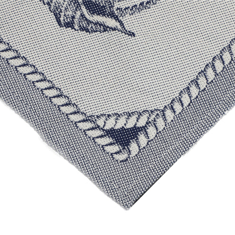 Kitchen Towel Artistic Fabric Umbro Ariel Blue Color 50x70 cm Pure Cotton