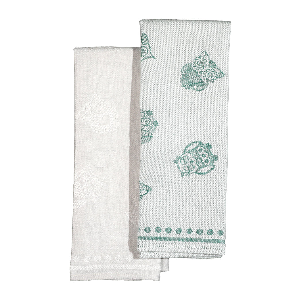 Kitchen Towel Artistic Umbrian Fabric Gufetta 50x70 cm Linen Blend Various Colors