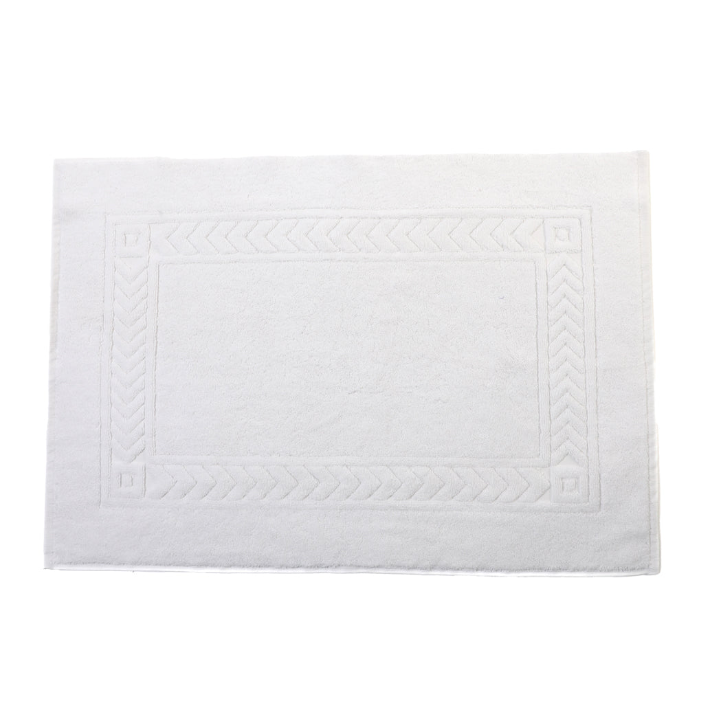 Tappetino Bagno Spugna Botticelli Home Hotellerie Bianco da 700gr 50 x 70 cm per Alberghi e B&B