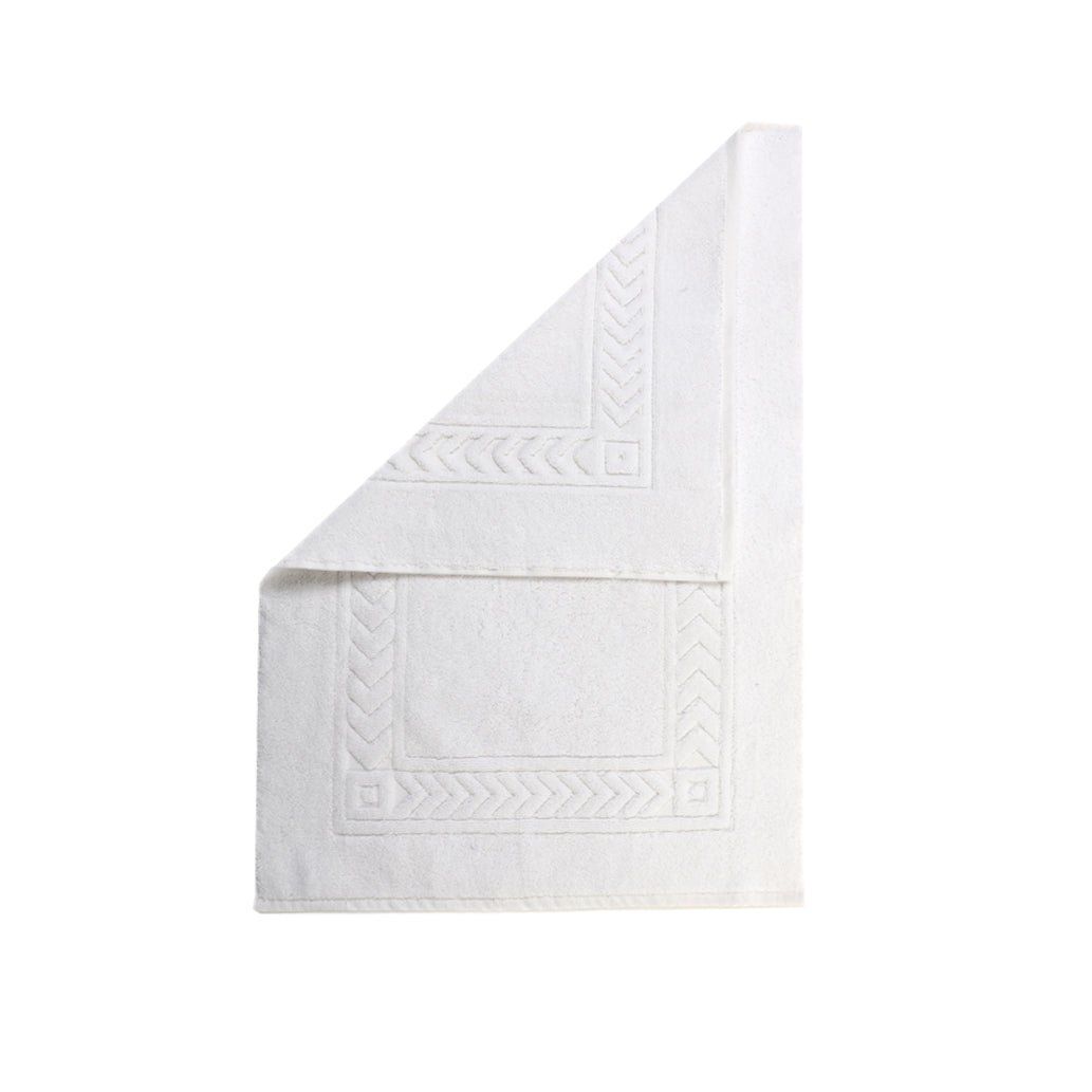 Tappetino Bagno Spugna Botticelli Home Hotellerie Bianco da 700gr 50 x 70 cm per Alberghi e B&B