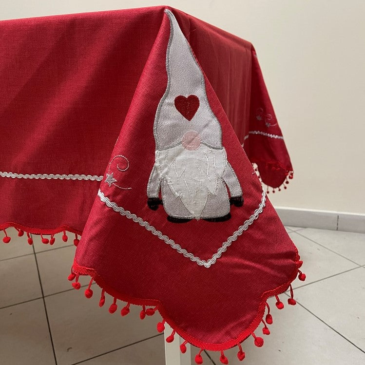 Tovaglia Natalizia Botticelli Home Elfo - Varie Misure