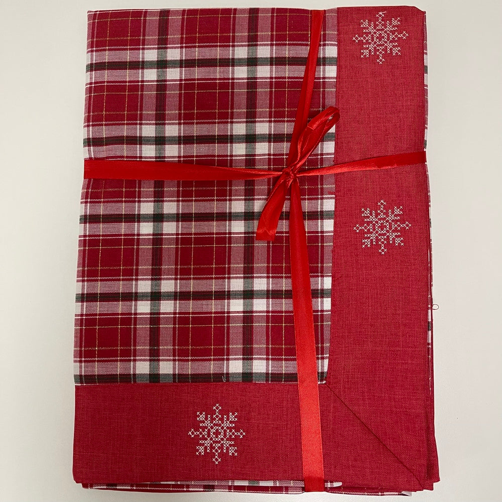 Tovaglia Natalizia Botticelli Home Sleet - Varie Misure