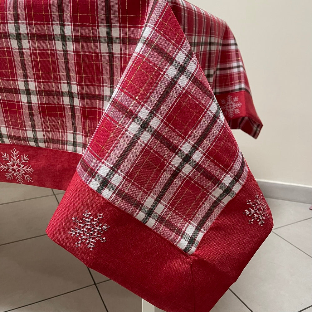 Tovaglia Natalizia Botticelli Home Sleet - Varie Misure